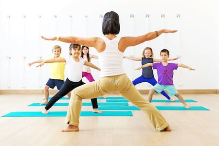 Yoga til børn, øvelser