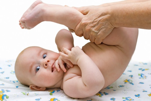 Sådan masserer du en baby