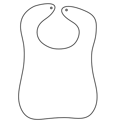 Hvordan sy en baby bib med dine egne hænder