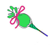 Blomster fra slik