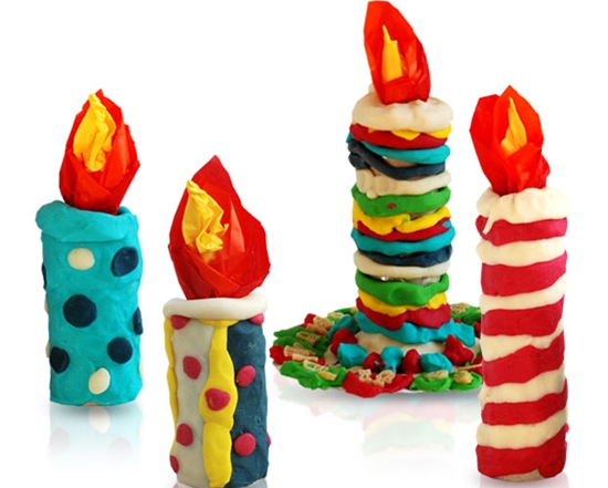 Børne håndværk lavet af plasticine til nytår: foto mesterklasse