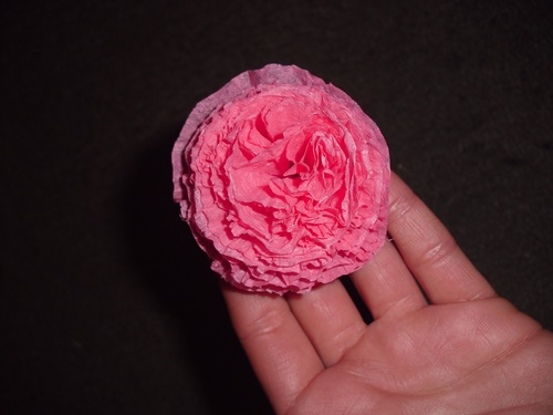 Carnations af farvet papir med egne hænder den 9. maj