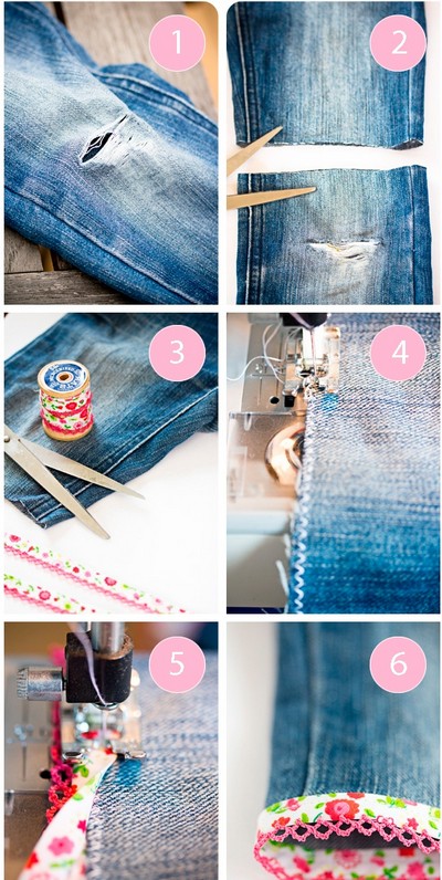 Hvordan laver jeans fra shorts