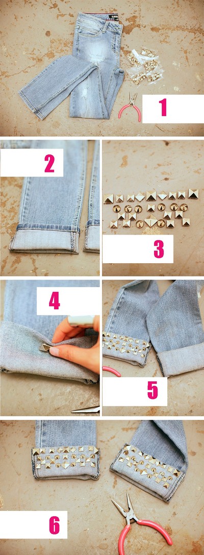 Hvordan laver jeans fra shorts