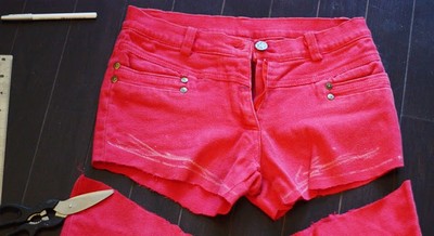 Hvordan laver jeans fra shorts
