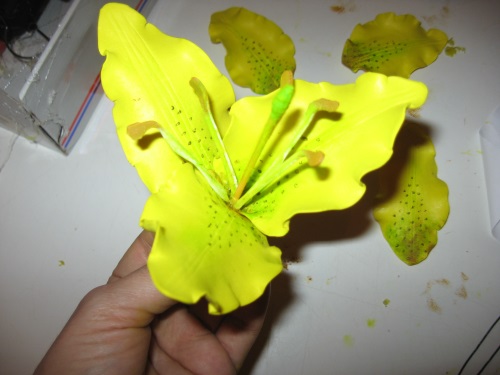 Lily fra foamiran