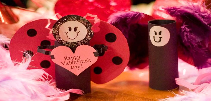 Vi laver en smuk volumetrisk valentine den 14. februar - en mesterklasse med et billede