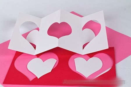 Vi laver en smuk volumetrisk valentine den 14. februar - en mesterklasse med et billede