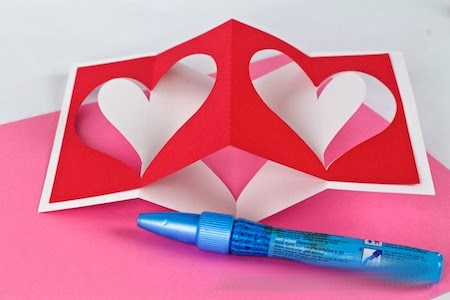 Vi laver en smuk volumetrisk valentine den 14. februar - en mesterklasse med et billede