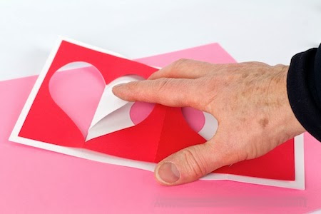 Vi laver en smuk volumetrisk valentine den 14. februar - en mesterklasse med et billede