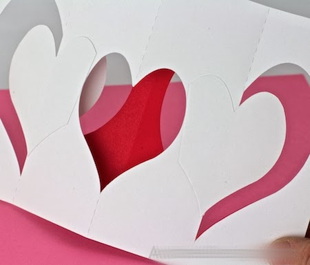 Vi laver en smuk volumetrisk valentine den 14. februar - en mesterklasse med et billede