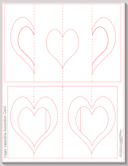 Vi laver en smuk volumetrisk valentine den 14. februar - en mesterklasse med et billede