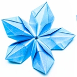 Sådan laver du en origami blomst med dine egne hænder
