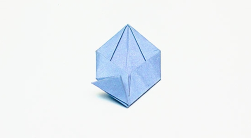 Sådan laver du en origami blomst med dine egne hænder