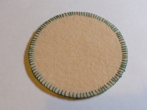 Broche ugle af filt