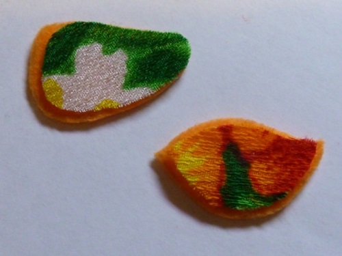 Broche ugle af filt