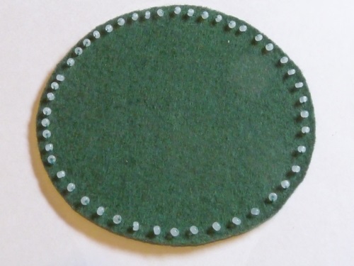Broche ugle af filt