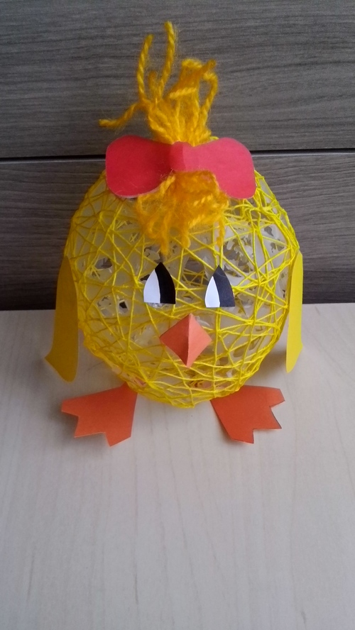 Sådan laver du et mærkeligt job til påske, en mesterklasse, trinvise fotos. Påskechick med egne hænder, foto, video