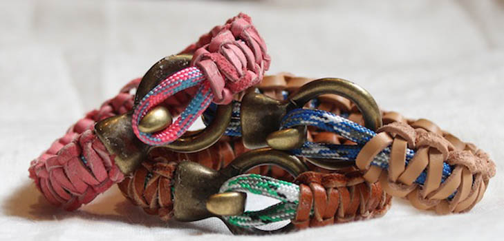 Sådan flæser du et armbånd fra en ledning. 2 måder