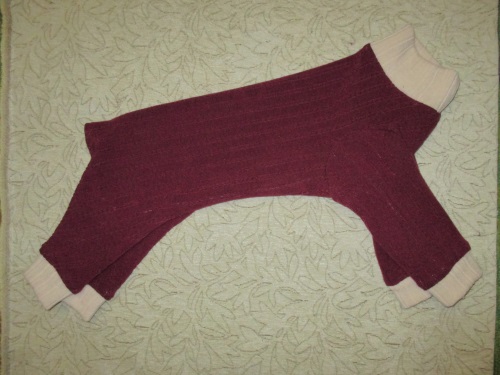 Varm fleece overordnet til en hund