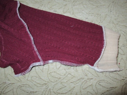 Varm fleece overordnet til en hund