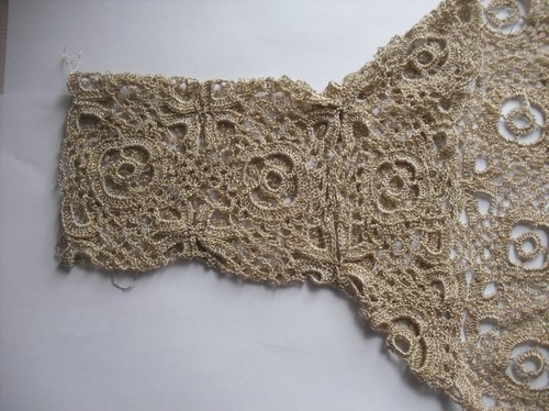 Openwork bolero til sommerhæklet