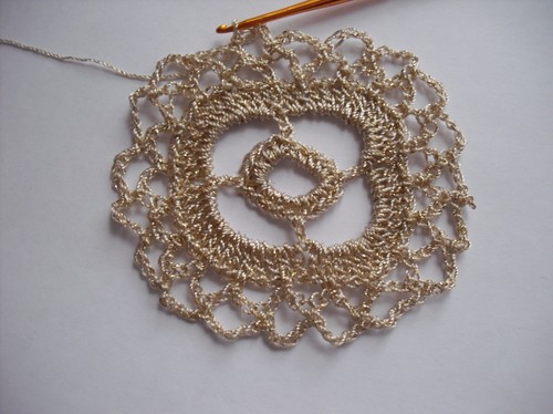 Openwork bolero til sommerhæklet