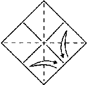 Klassisk kran origami