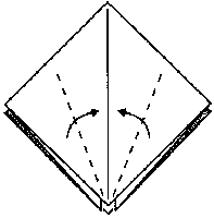 Klassisk kran origami