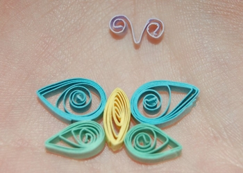 Quilling sommerfugl