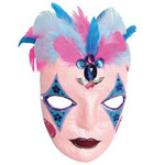 Maske lavet af papier-mache