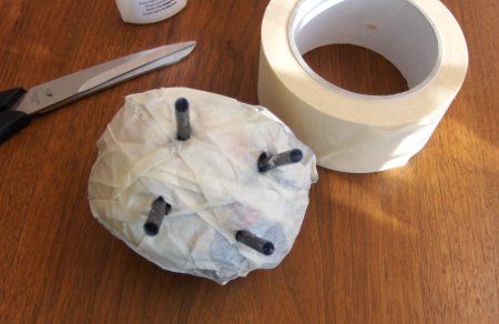 Dejligt lam fra bomuldskugler til det nye år