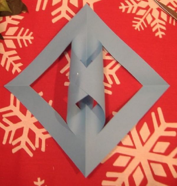 Smukke snefnug til nytår i 2017 med egne hænder papir - diagrammer og fotos i faser. Master klasser for børn på store snefnug i origami teknik