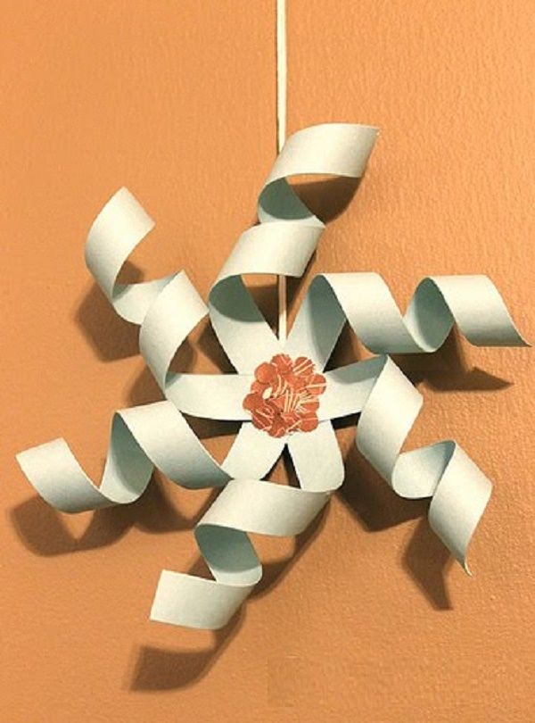 Smukke snefnug til nytår i 2017 med egne hænder papir - diagrammer og fotos i faser. Master klasser for børn på store snefnug i origami teknik