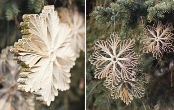 Smukke snefnug til nytår i 2017 med egne hænder papir - diagrammer og fotos i faser. Master klasser for børn på store snefnug i origami teknik