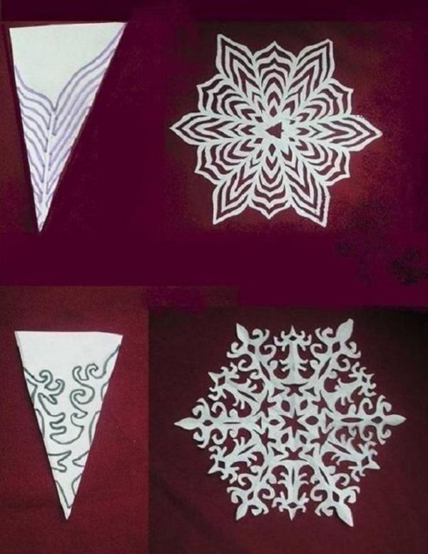 Smukke snefnug til nytår i 2017 med egne hænder papir - diagrammer og fotos i faser. Master klasser for børn på store snefnug i origami teknik Smukke snefnug til nytår i 2017 med egne hænder papir - diagrammer og fotos i faser. Master klasser for børn på store snefnug i origami teknik