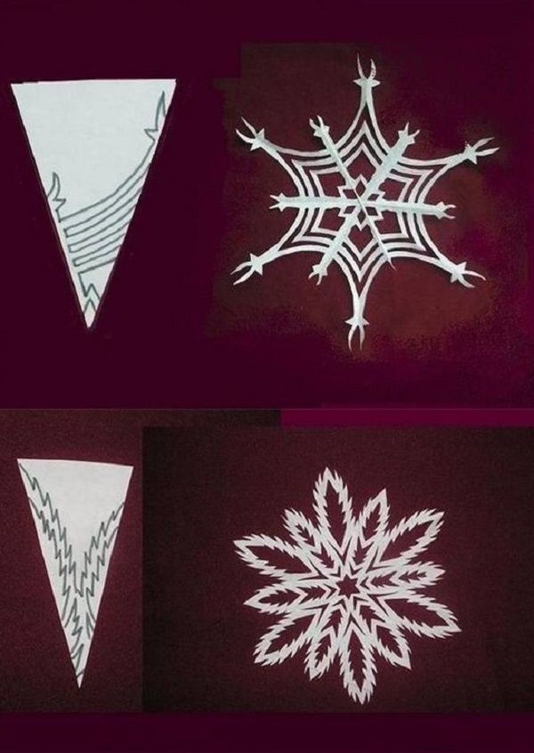 Smukke snefnug til nytår i 2017 med egne hænder papir - diagrammer og fotos i faser. Master klasser for børn på store snefnug i origami teknik Smukke snefnug til nytår i 2017 med egne hænder papir - diagrammer og fotos i faser. Master klasser for børn på store snefnug i origami teknik