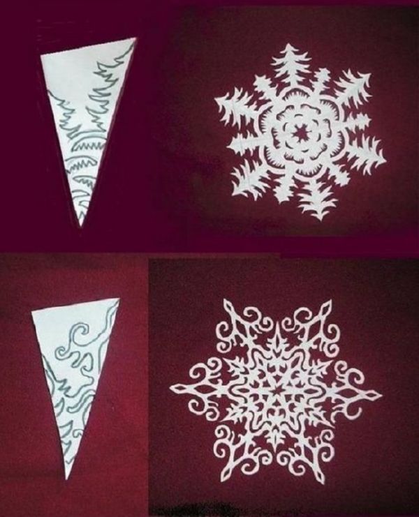 Smukke snefnug til nytår i 2017 med egne hænder papir - diagrammer og fotos i faser. Master klasser for børn på store snefnug i origami teknik Smukke snefnug til nytår i 2017 med egne hænder papir - diagrammer og fotos i faser. Master klasser for børn på store snefnug i origami teknik