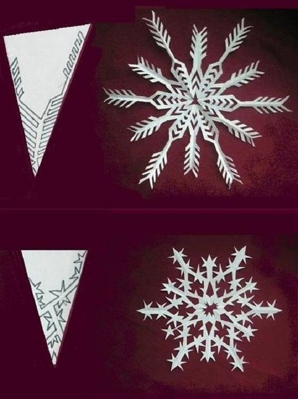 Smukke snefnug til nytår i 2017 med egne hænder papir - diagrammer og fotos i faser. Master klasser for børn på store snefnug i origami teknik Smukke snefnug til nytår i 2017 med egne hænder papir - diagrammer og fotos i faser. Master klasser for børn på store snefnug i origami teknik
