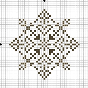 Nytårets broderi: snefnug