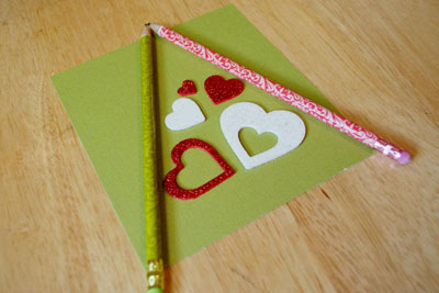 Julkort med scrapbooking stil til nytår 2015 med egne hænder