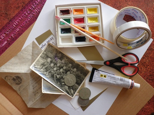 Scrapbooking: En håndlavet af 9. maj med egne hænder i skolen