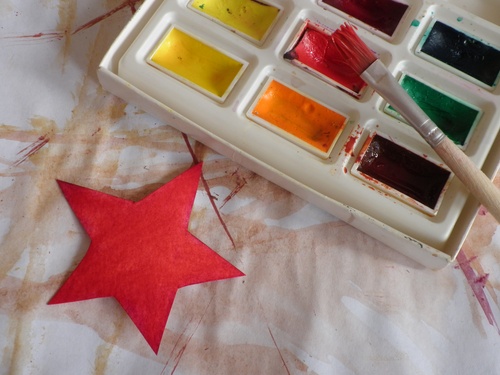 Scrapbooking: En håndlavet af 9. maj med egne hænder i skolen