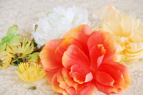 Håndværk inden 8. marts. Clip-blomster