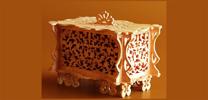 Skæretråd (openwork) og stencils