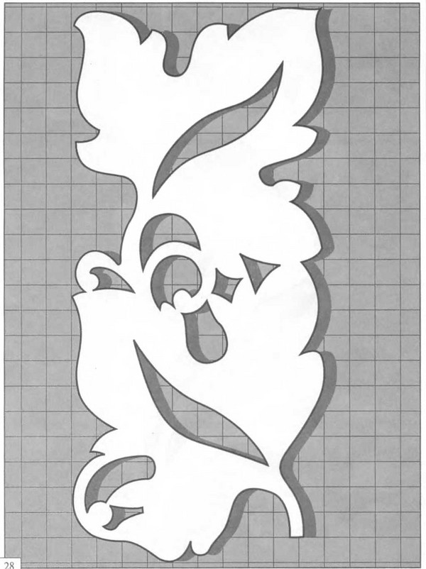 Skæretråd (openwork) og stencils