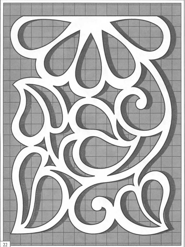 Skæretråd (openwork) og stencils