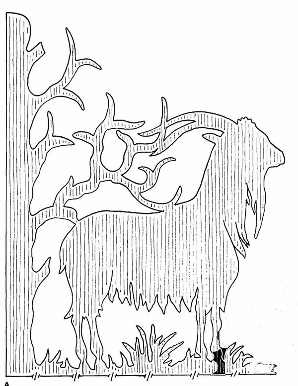 Skæretråd (openwork) og stencils