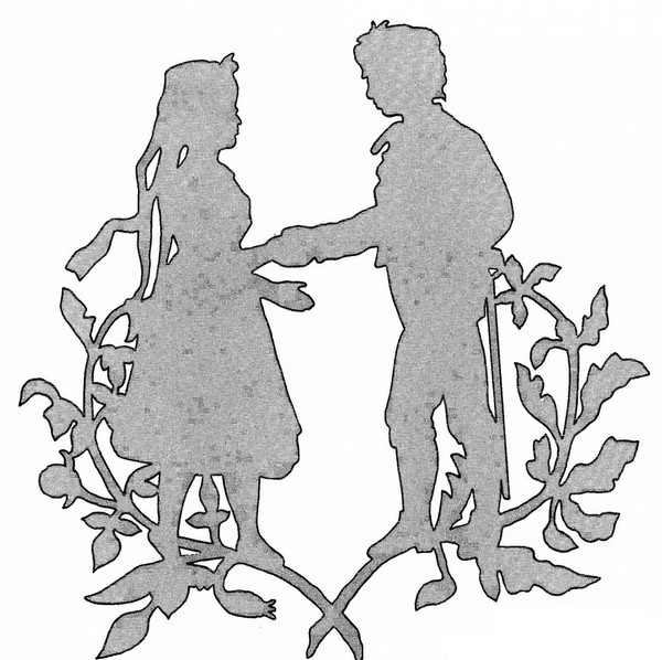 Skæretråd (openwork) og stencils