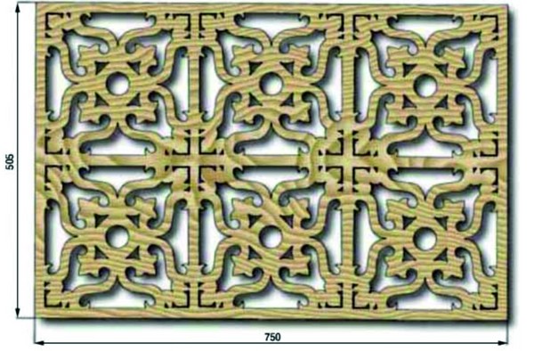 Skæretråd (openwork) og stencils